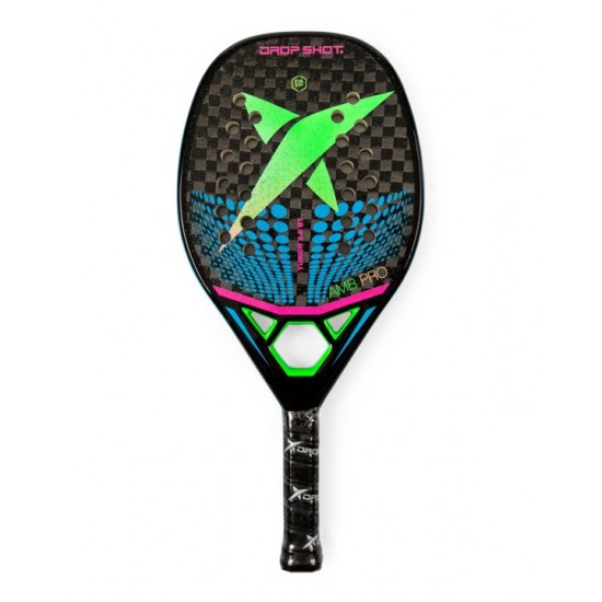 RAQUETE DROP SHOT BEACH TENNIS YUKON 2.0 - PRETO/VERDE